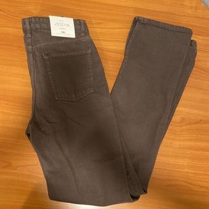 90’S SPLIT HEM BROWN ZARA JEANS FLARE PERFECT CONDITION WITH ALL TAGS